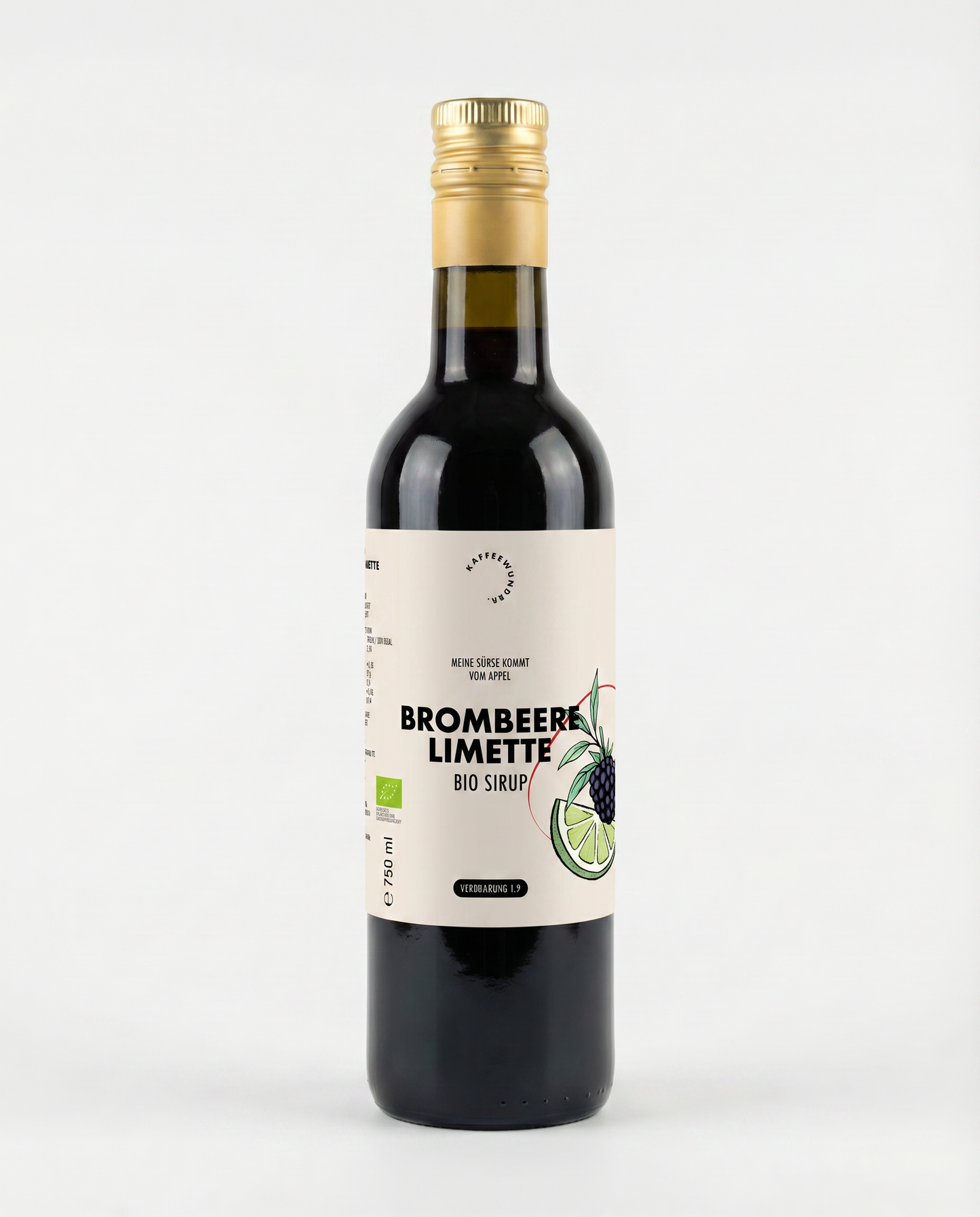 Kaffeewunder Bio Sirup Brombeer-Limette 750ml – Österreichische Bio-Qualität
