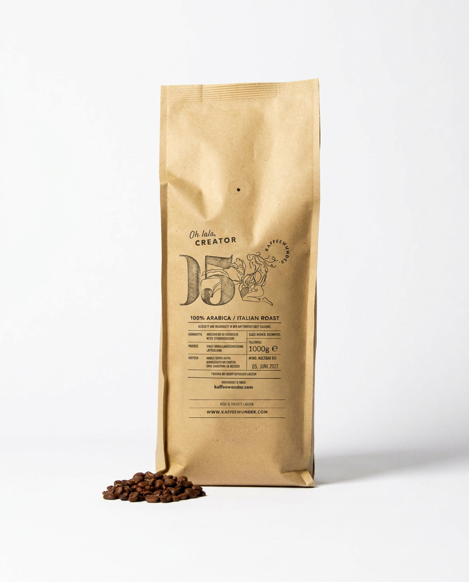 Kaffeewunder® No. 04 – 100% Arabica Coffee Beans / Italian Roast / 1kg