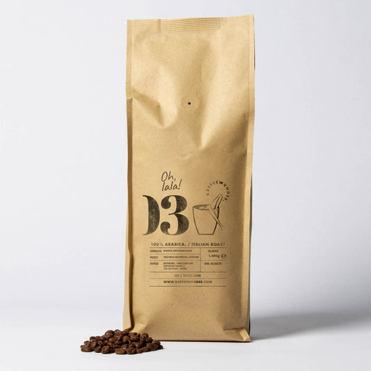 Kaffeewunder Kaffee Nr.03 (100% Arabica Bohnen / Italian Roast / 1kg)