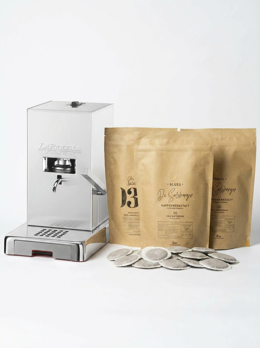 kaffeewunder La Piccola Pad Maschine & ESE Kaffee Pads