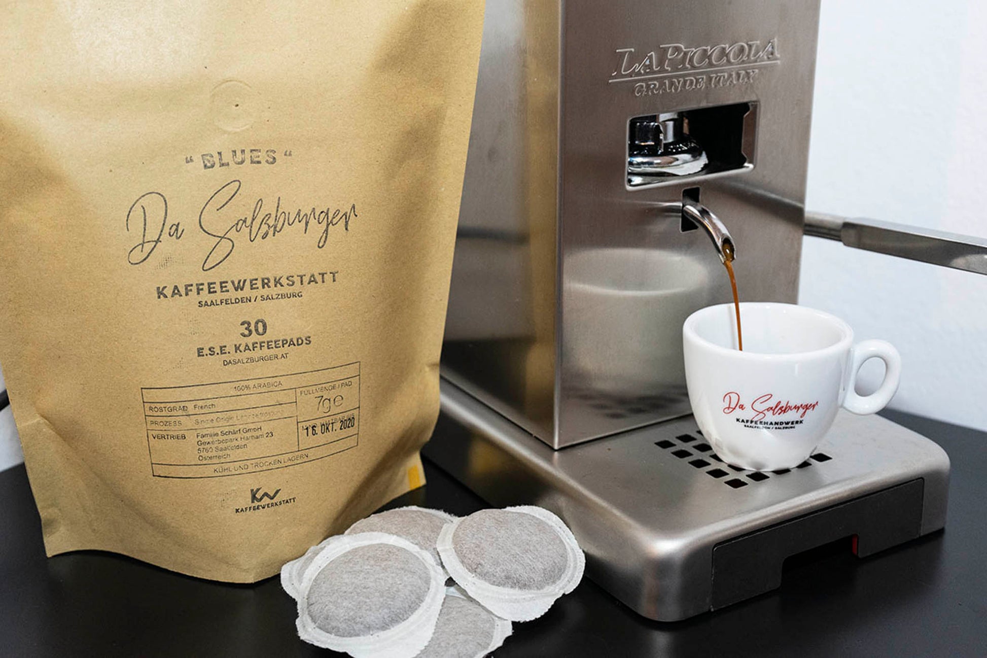 Kaffeewunder ESE Pods No. 03 - 100% Arabica, 44mm, 30 pieces | Kaffeewunder kaffeewunder.com Kaffeewunder ESE Pods No. 03 - 100% Arabica, 44mm, 30 pieces | Kaffeewunder kaffeewunder.com