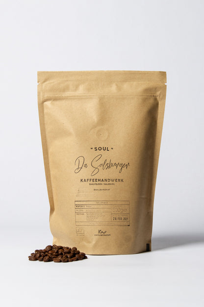 Da Salzburger Kaffee "SOUL" / 100% Bio Arabica / 2er Blend / 500g